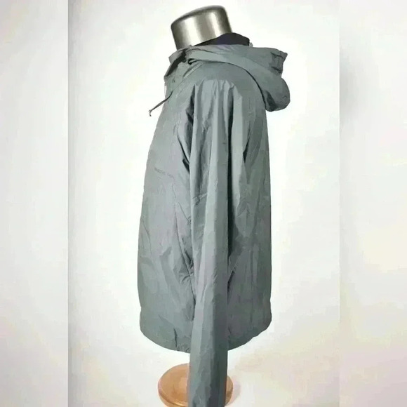 NWT  SELECTED HOMME Blue Recycled Polyester Packable Hooded Wind Jacket Medium - Picture 2 of 13